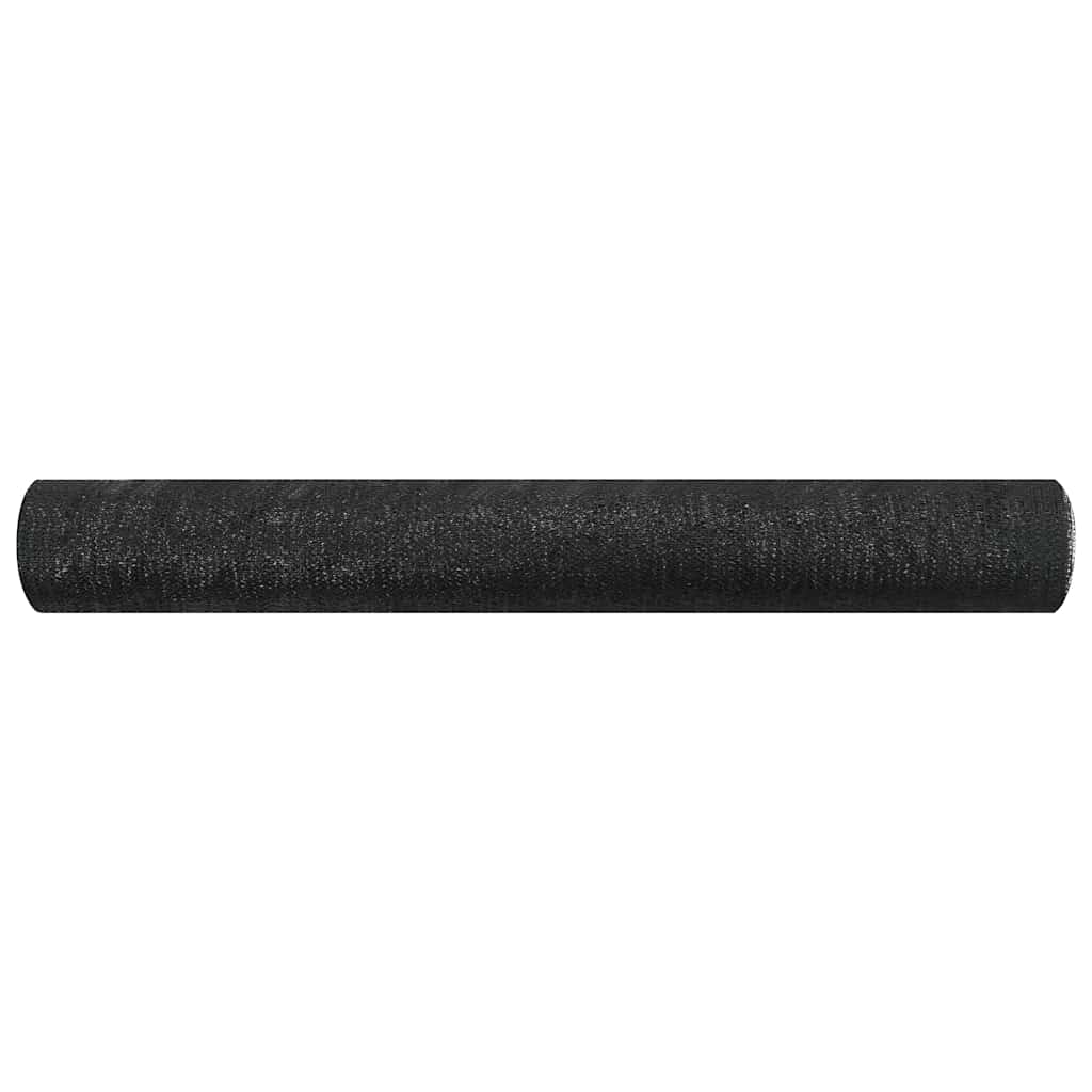vidaXL Brise-vue noir 3,6x50 m HDPE 75 g/m²