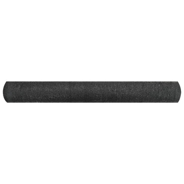 vidaXL Zaunblende Schwarz 1x25 m HDPE 150 g/m²