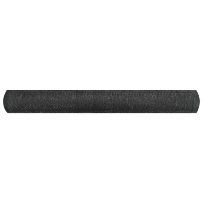 vidaXL Zaunblende Schwarz 1x25 m HDPE 150 g/m²