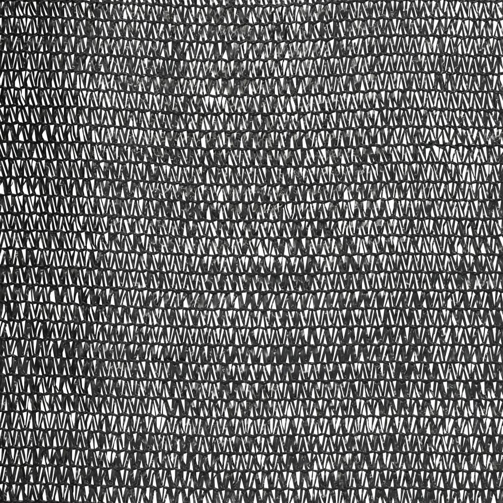 vidaXL Zaunblende Schwarz 1x25 m HDPE 150 g/m²