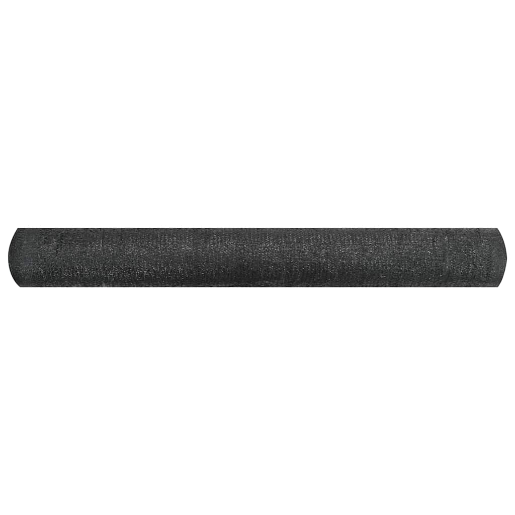 vidaXL Zaunblende Schwarz 1x50 m HDPE 150 g/m²