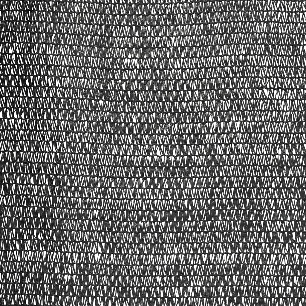 vidaXL Brise-vue noir 1,2x25 m PEHD 150 g/m²