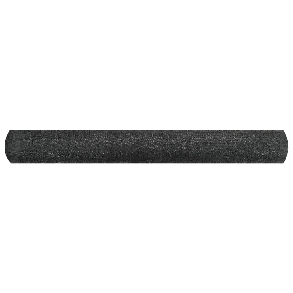 vidaXL Brise-vue noir 1,8x10 m HDPE 150 g/m²