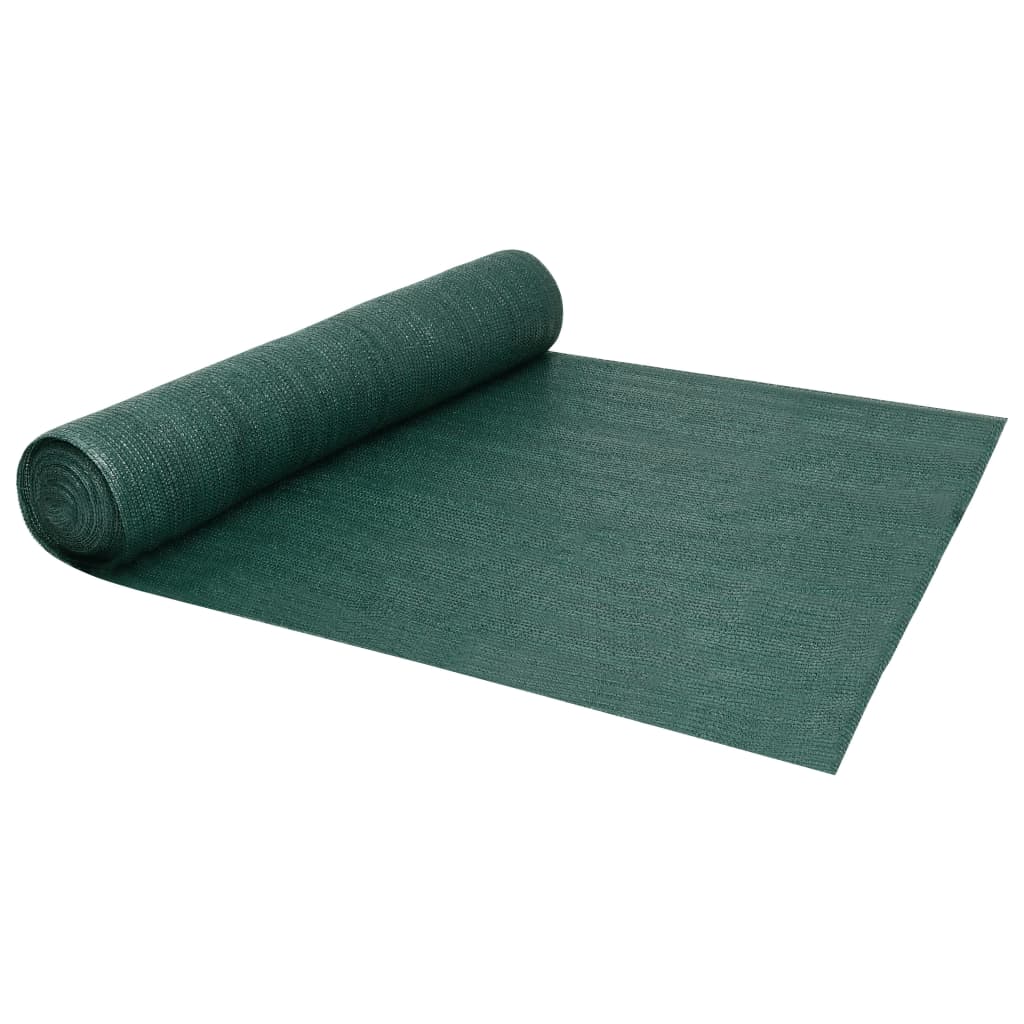 vidaXL Zaunblende Grün 1,2x10 m HDPE 195 g/m²