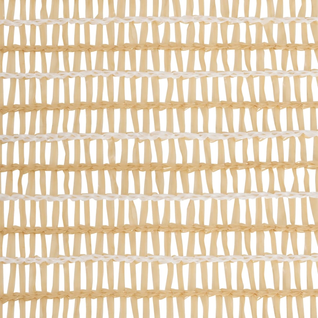 vidaXL Zaunblende Beige 1,5x50 m HDPE 75 g/m²