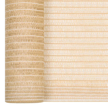 vidaXL Brise-vue beige 1,2x50 m HDPE 150 g/m²