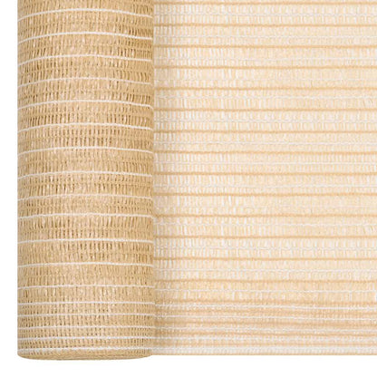 vidaXL Brise-vue beige 1,2x50 m HDPE 150 g/m²