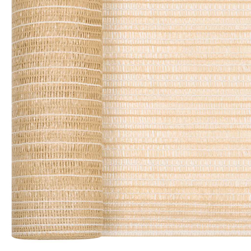 vidaXL Brise-vue Beige 3,6x25 m HDPE 150 g/m²