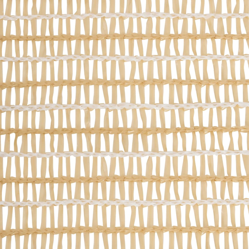 vidaXL Brise-vue beige 1,5x10 m PEHD 195 g/m²