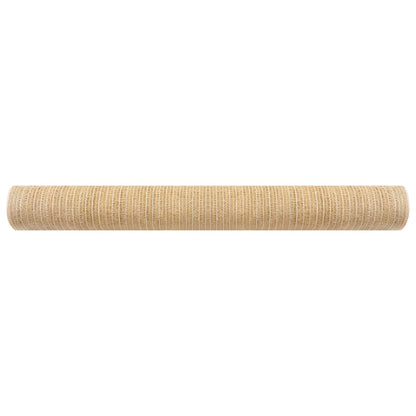 vidaXL Zaunblende Beige 2x50 m HDPE 195 g/m²
