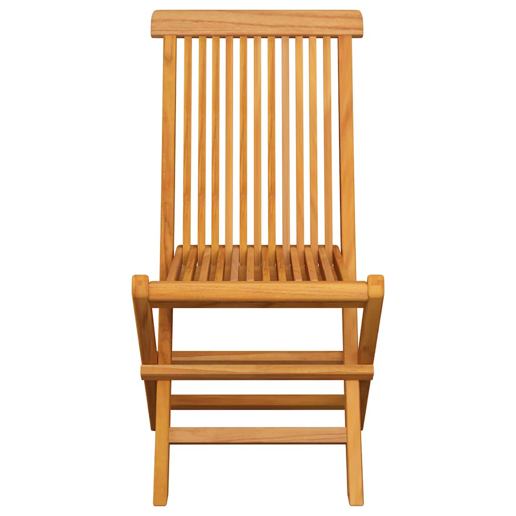 vidaXL Gartenstühle mit Hellblauen Kissen 2 Stk. Massivholz Teak