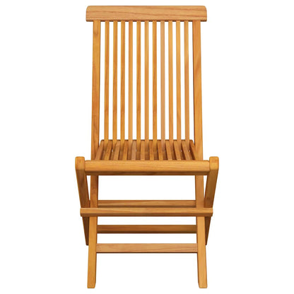 vidaXL Gartenstühle mit Hellblauen Kissen 2 Stk. Massivholz Teak