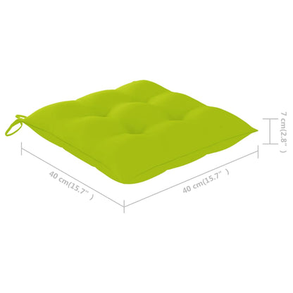 vidaXL 5-tlg. Garten-Essgruppe mit Kissen Klappbar Bambus