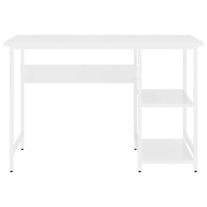 vidaXL Computertisch Weiß 105x50x72 cm MDF und Metall