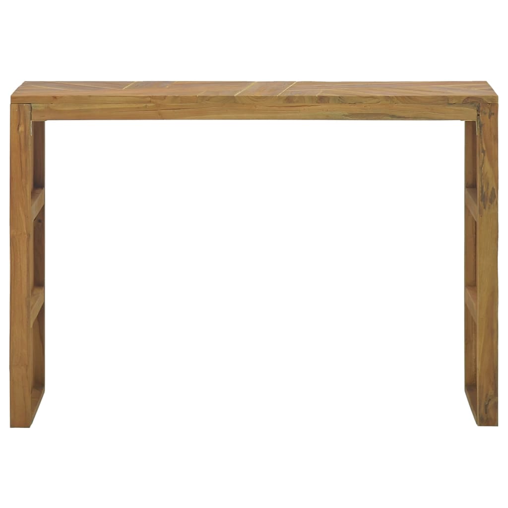 vidaXL Konsolentisch 110x35x75 cm Massivholz Teak