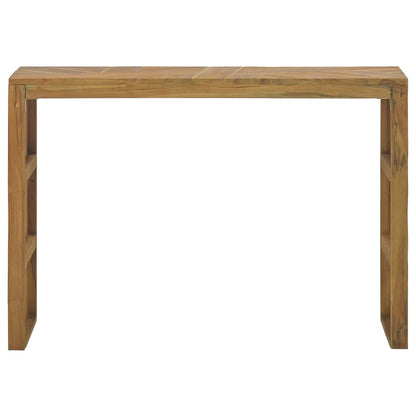 vidaXL Konsolentisch 110x35x75 cm Massivholz Teak