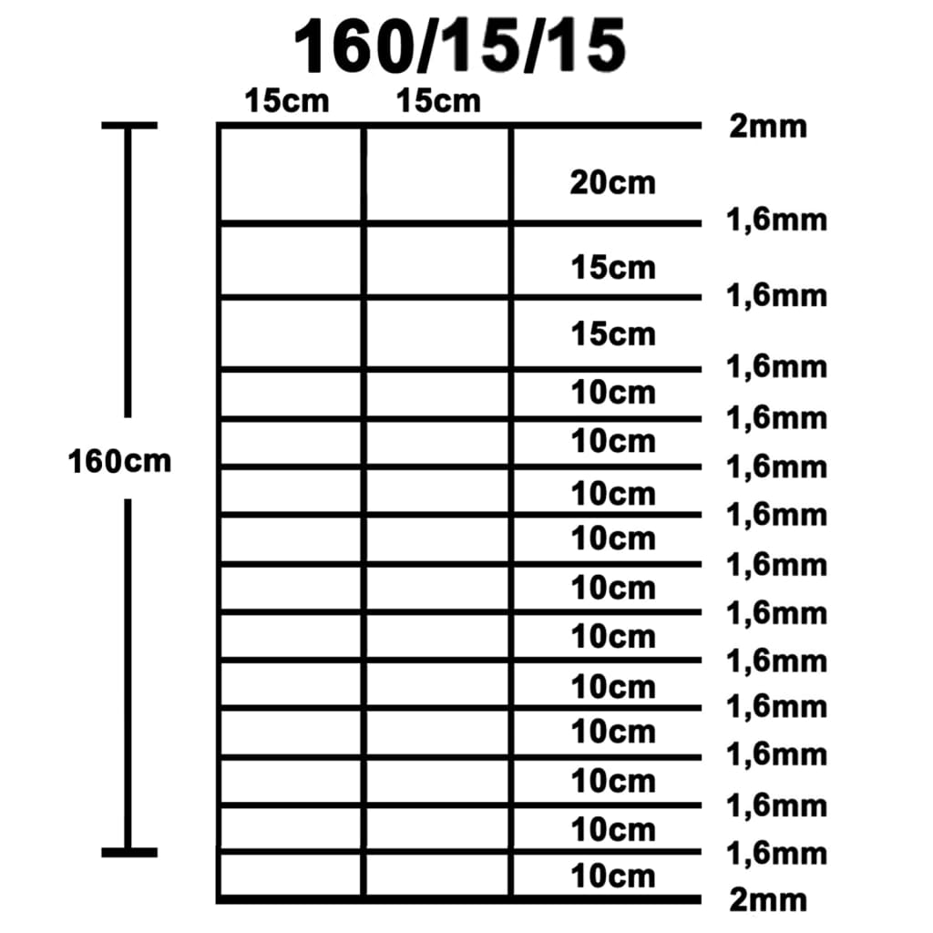 vidaXL Clôture de jardin en acier galvanisé Argenté 50x1,6 m