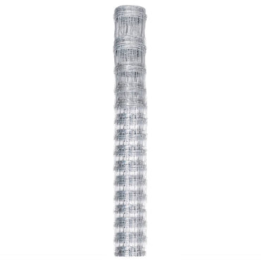 vidaXL Clôture de jardin en acier galvanisé 50x1,6 m Argentée