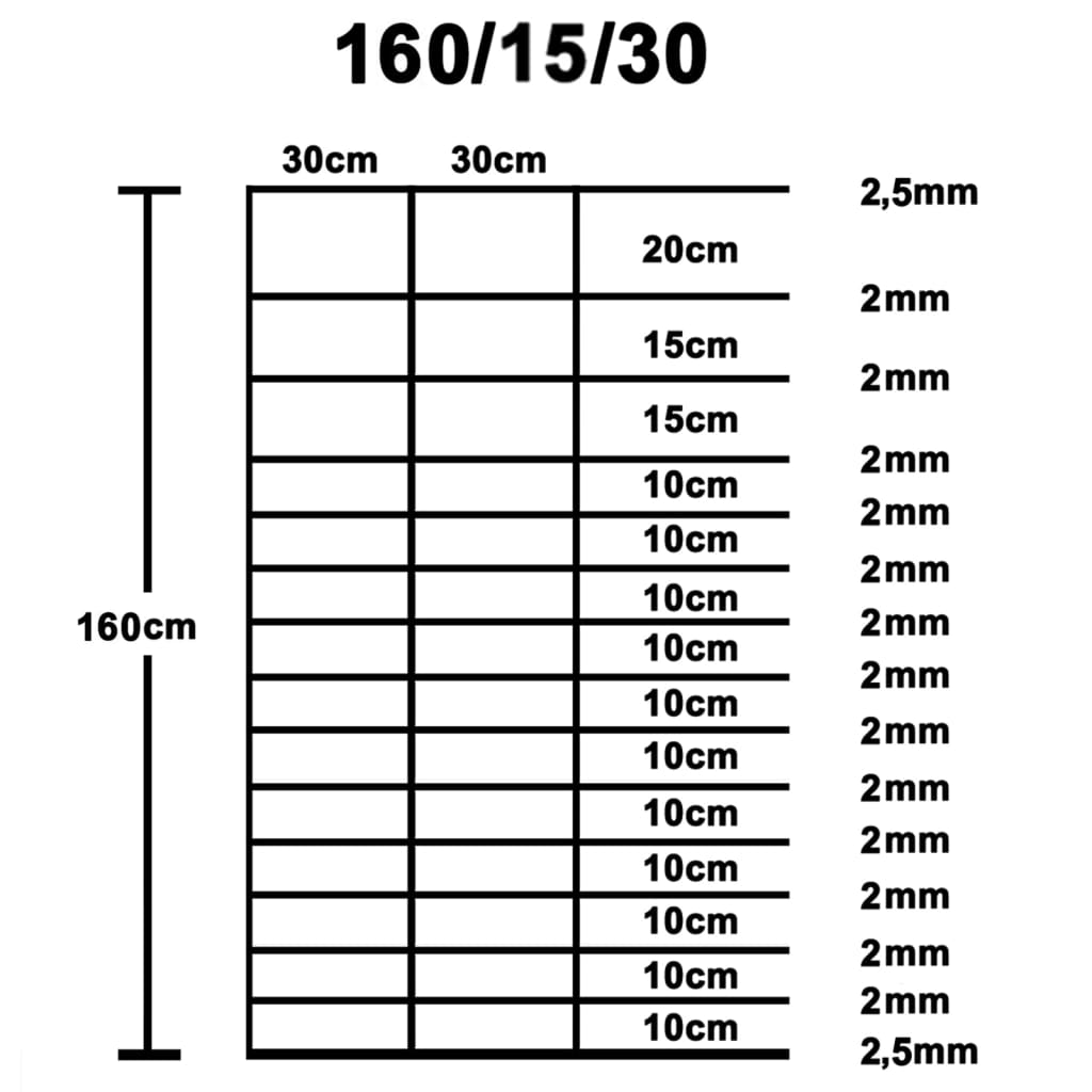 vidaXL Clôture de jardin en acier galvanisé 50x1,6 m Argentée