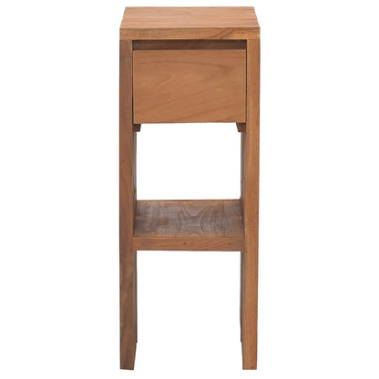 vidaXL Nachttisch 20x35x50 cm Teak Massivholz
