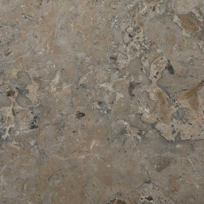 vidaXL Plateau de table Gris Ø40x2,5 cm Marbre