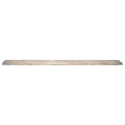vidaXL Tischplatte Grau Ø60x2,5 cm Marmor