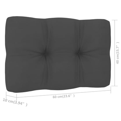 vidaXL Salon de jardin 4 pcs avec coussins, bois de pin imprégné