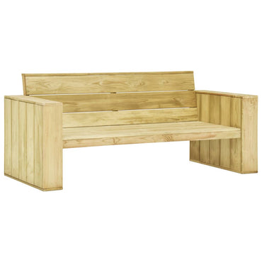 vidaXL 4-tlg. Garten-Lounge-Set mit Kissen Kiefernholz Imprägniert