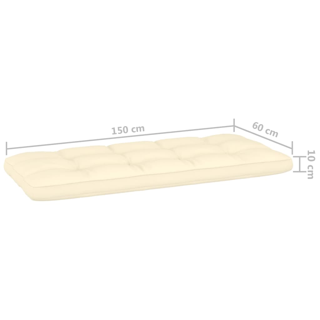 vidaXL 4-tlg. Garten-Lounge-Set mit Kissen Kiefernholz Imprägniert