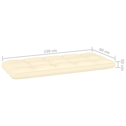 vidaXL 4-tlg. Garten-Lounge-Set mit Kissen Kiefernholz Imprägniert
