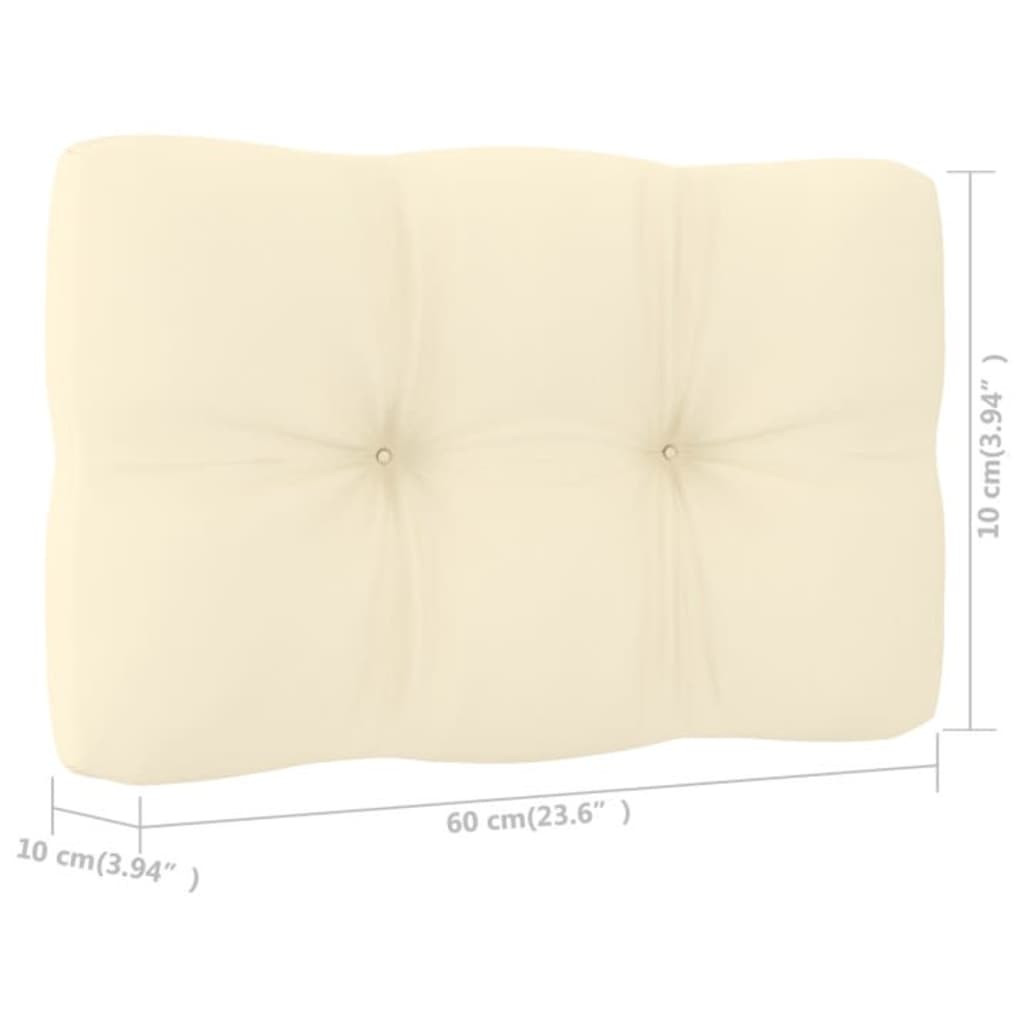 vidaXL 4-tlg. Garten-Lounge-Set mit Kissen Kiefernholz Imprägniert