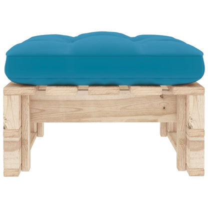 vidaXL Ottoman de jardin en palette Bois de pin imprégné