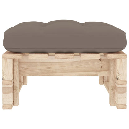 vidaXL Tabouret de jardin sur palette, bois de pin imprégné
