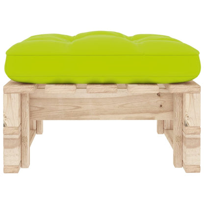 vidaXL Tabouret de jardin sur palette, bois de pin imprégné