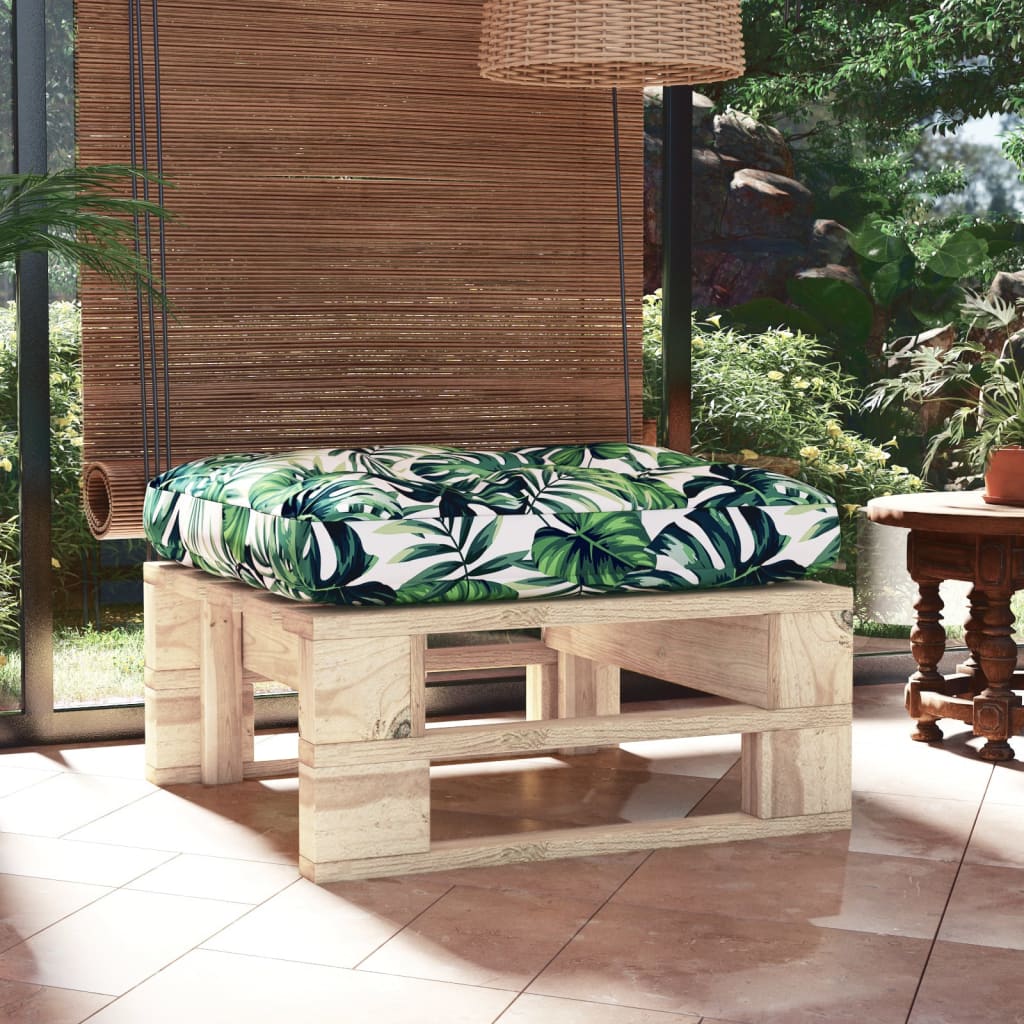 vidaXL Tabouret de jardin sur palette, bois de pin imprégné