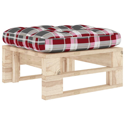 vidaXL Tabouret de jardin sur palette, bois de pin imprégné