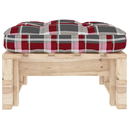 vidaXL Tabouret de jardin sur palette, bois de pin imprégné