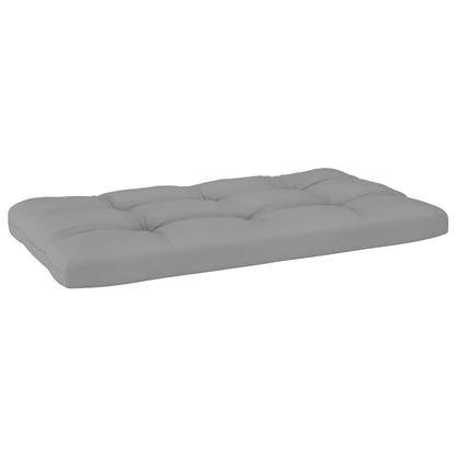 vidaXL Outdoor-Mittelsofa Paletten Imprägniertes Kiefernholz Grau