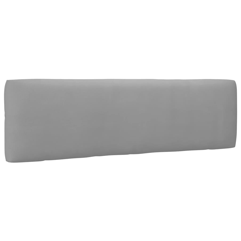 vidaXL Outdoor-Mittelsofa Paletten Imprägniertes Kiefernholz Grau