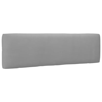 vidaXL Outdoor-Mittelsofa Paletten Imprägniertes Kiefernholz Grau