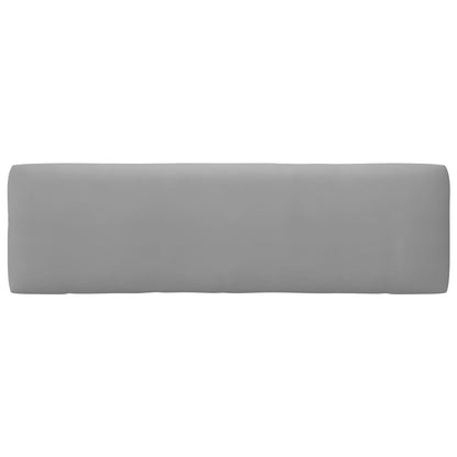 vidaXL Outdoor-Mittelsofa Paletten Imprägniertes Kiefernholz Grau