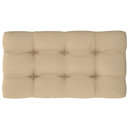 vidaXL Outdoor-Mittelsofa Paletten Imprägniertes Kiefernholz Grau