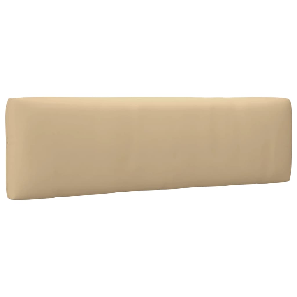 vidaXL Outdoor-Mittelsofa Paletten Imprägniertes Kiefernholz Grau