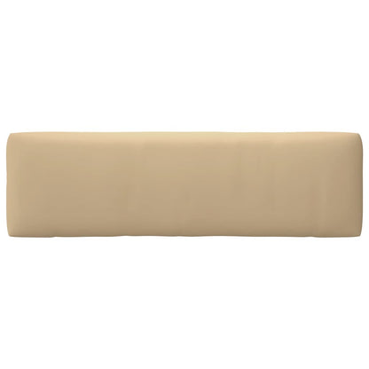 vidaXL Outdoor-Mittelsofa Paletten Imprägniertes Kiefernholz Grau