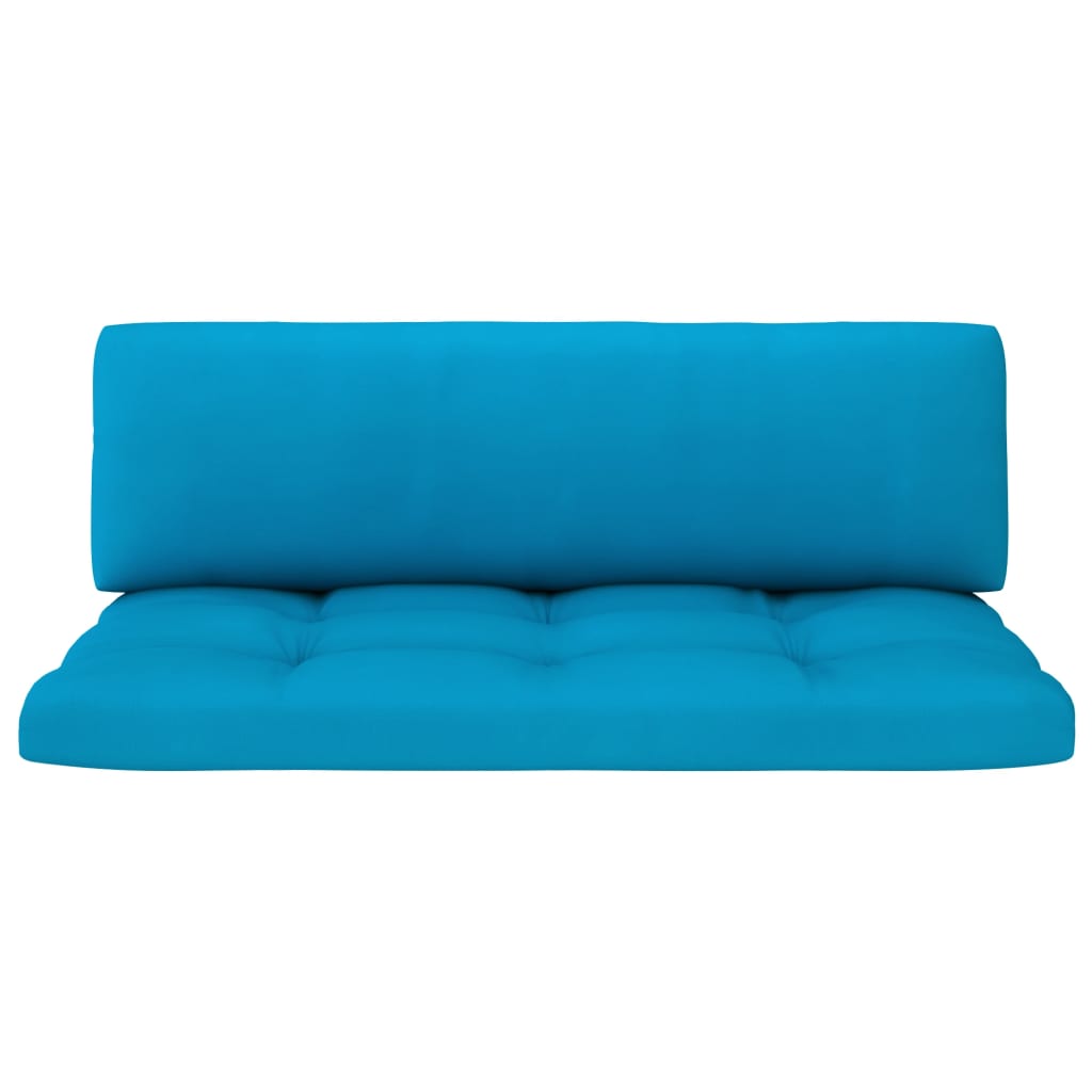 vidaXL Outdoor-Mittelsofa Paletten Imprägniertes Kiefernholz Grau
