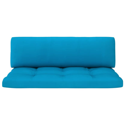 vidaXL Outdoor-Mittelsofa Paletten Imprägniertes Kiefernholz Grau