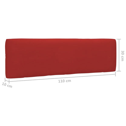 vidaXL Outdoor-Mittelsofa Paletten Imprägniertes Kiefernholz Grau