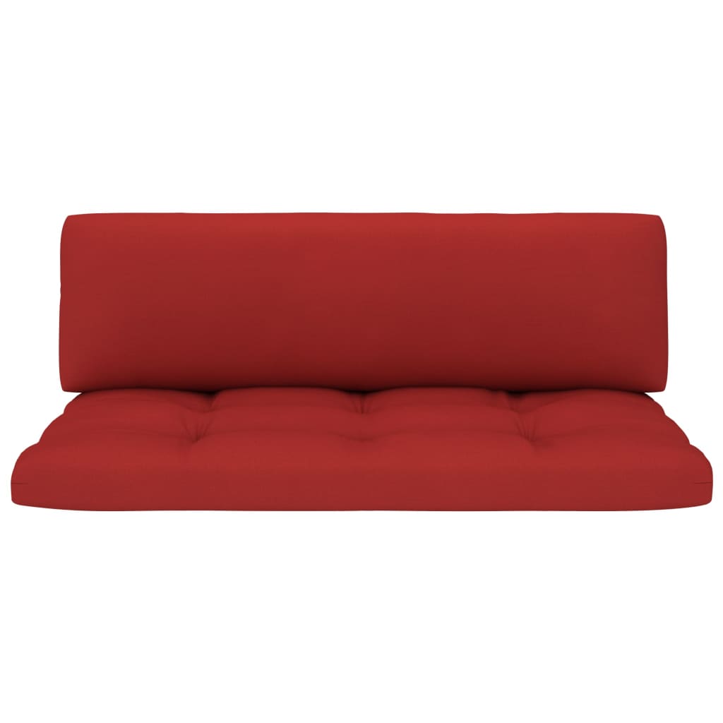 vidaXL Outdoor-Mittelsofa Paletten Imprägniertes Kiefernholz Grau