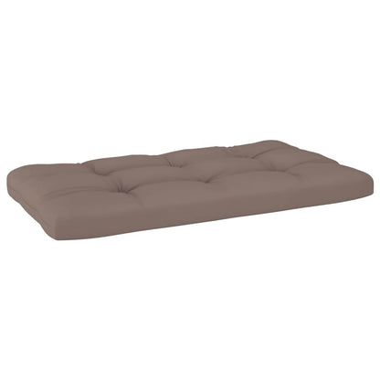 vidaXL Outdoor-Mittelsofa Paletten Imprägniertes Kiefernholz Grau