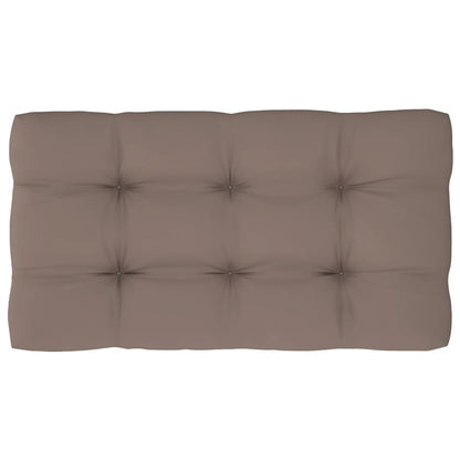 vidaXL Outdoor-Mittelsofa Paletten Imprägniertes Kiefernholz Grau